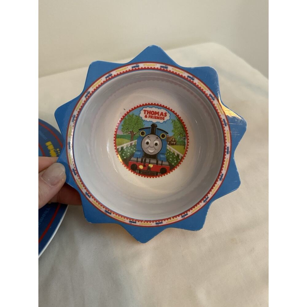 Thomas Tank 2005 Toddler Feeding Set Dish/Bowl/Silverware "The First Years" - Picture 3 of 9